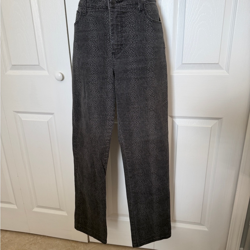 Lee Snake Print Straight Leg Jeans Size 12